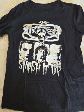 The Damned "Smash It Up" Black Graphic Tee